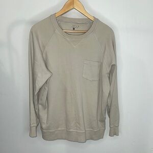 ESNTLS Beige Crewneck Sweatshirt